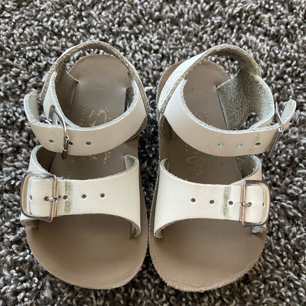Saltwater Kids Sun San White Sandal